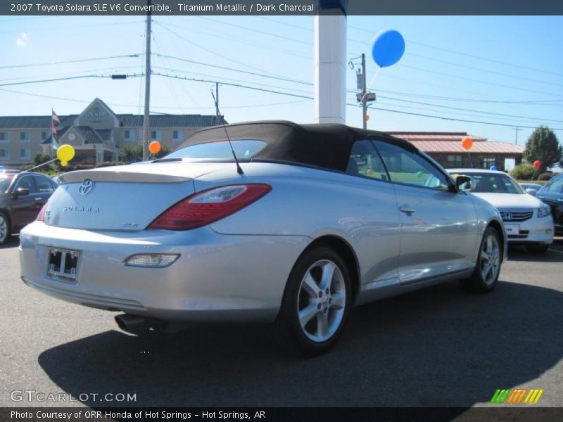 Titanium Metallic / Dark Charcoal 2007 Toyota Solara SLE V6 Convertible