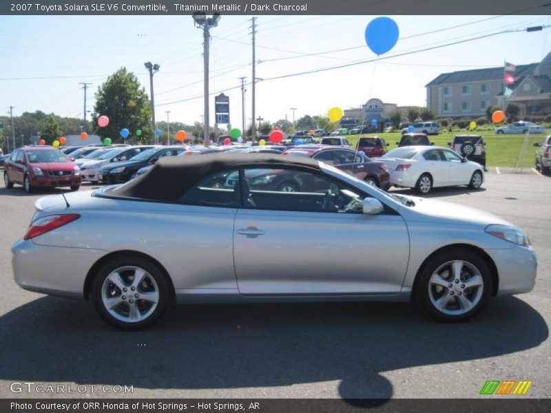 Titanium Metallic / Dark Charcoal 2007 Toyota Solara SLE V6 Convertible