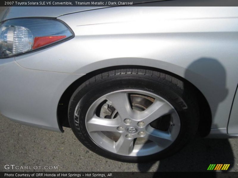 Titanium Metallic / Dark Charcoal 2007 Toyota Solara SLE V6 Convertible