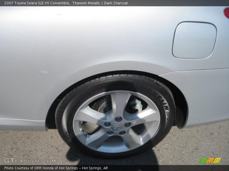 Titanium Metallic / Dark Charcoal 2007 Toyota Solara SLE V6 Convertible