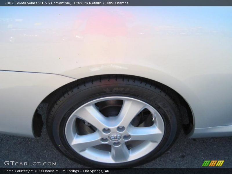 Titanium Metallic / Dark Charcoal 2007 Toyota Solara SLE V6 Convertible