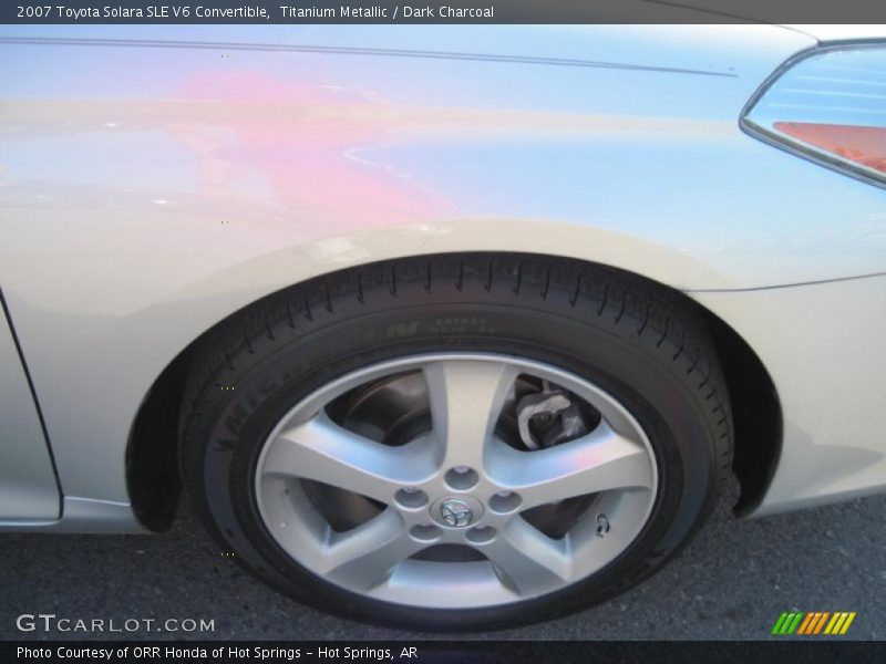 Titanium Metallic / Dark Charcoal 2007 Toyota Solara SLE V6 Convertible