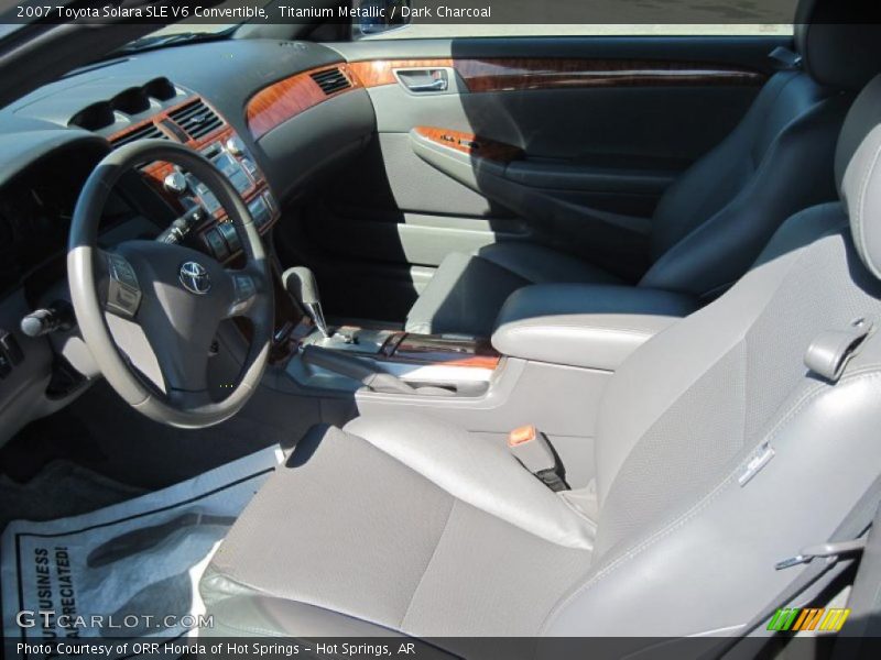 Titanium Metallic / Dark Charcoal 2007 Toyota Solara SLE V6 Convertible