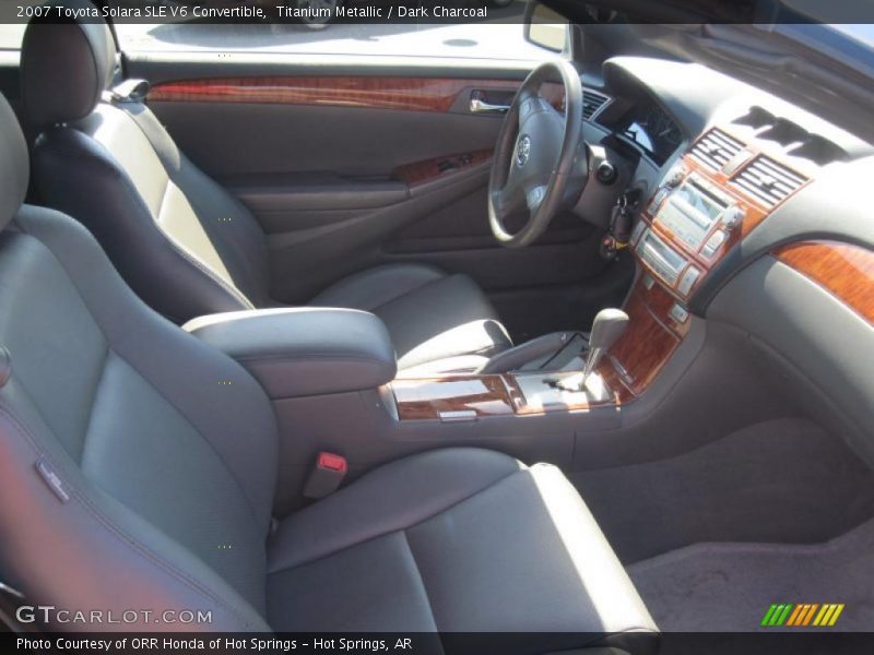 Titanium Metallic / Dark Charcoal 2007 Toyota Solara SLE V6 Convertible