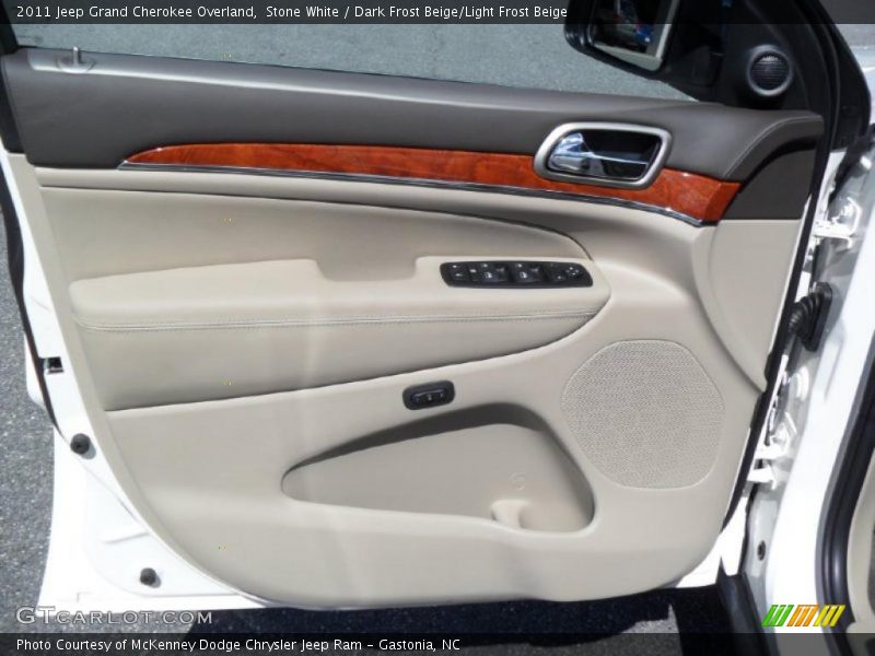 Stone White / Dark Frost Beige/Light Frost Beige 2011 Jeep Grand Cherokee Overland