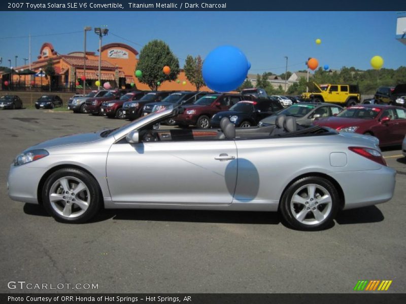 Titanium Metallic / Dark Charcoal 2007 Toyota Solara SLE V6 Convertible