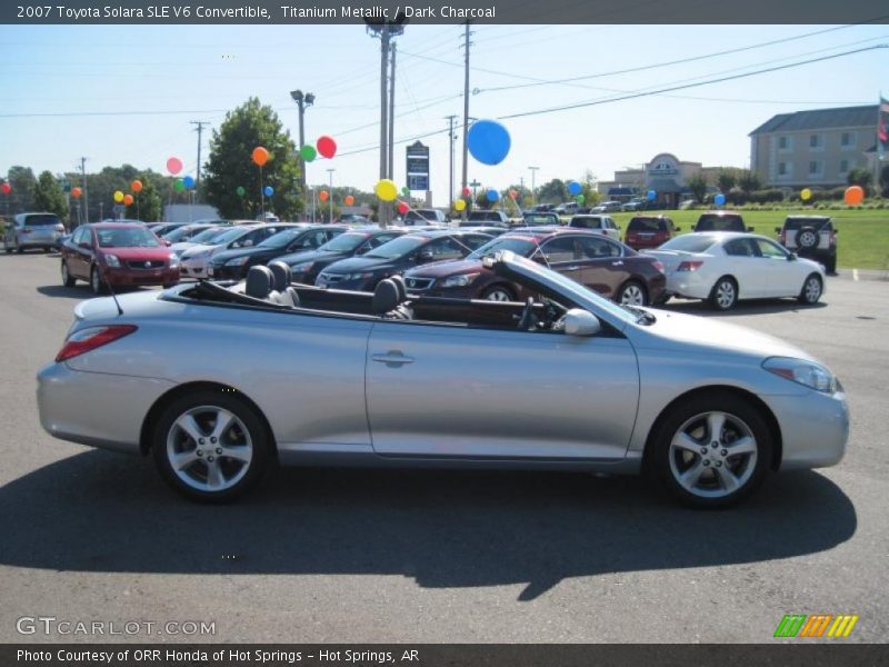 Titanium Metallic / Dark Charcoal 2007 Toyota Solara SLE V6 Convertible