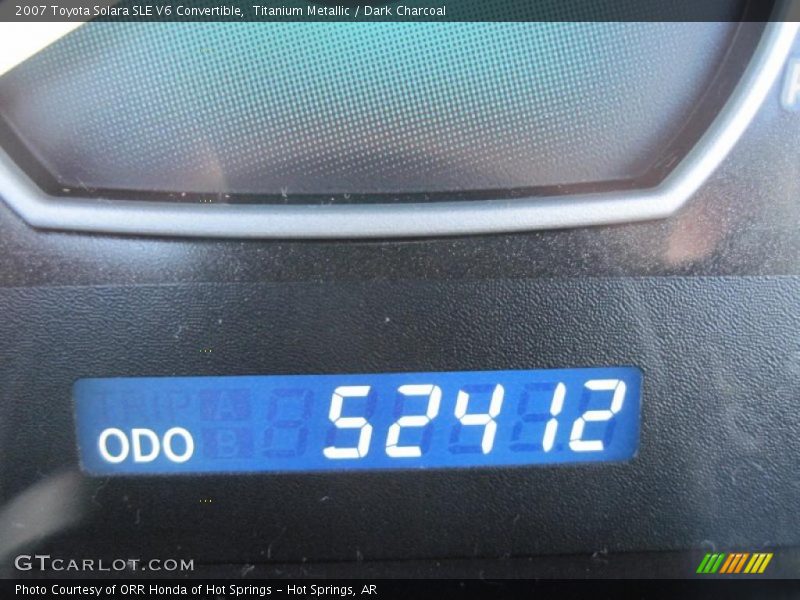 Titanium Metallic / Dark Charcoal 2007 Toyota Solara SLE V6 Convertible