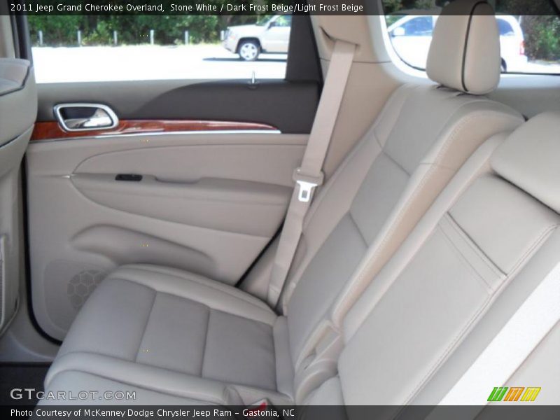 Stone White / Dark Frost Beige/Light Frost Beige 2011 Jeep Grand Cherokee Overland