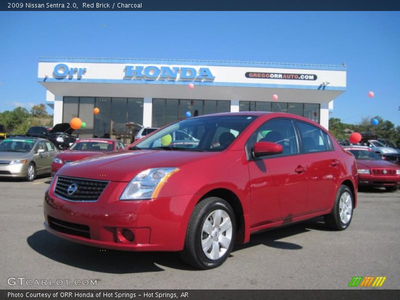 Red Brick / Charcoal 2009 Nissan Sentra 2.0