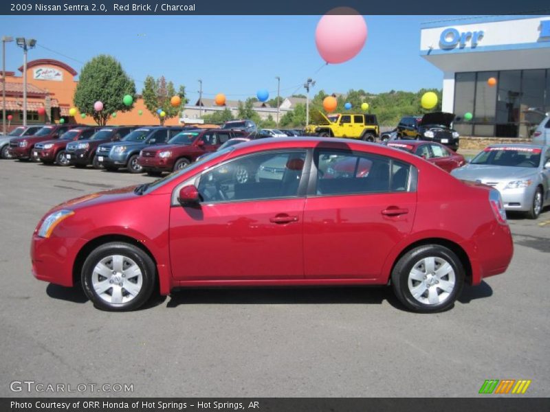 Red Brick / Charcoal 2009 Nissan Sentra 2.0