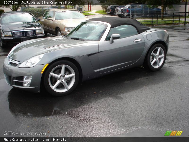 Silver Graphite / Black 2007 Saturn Sky Roadster