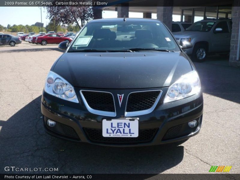 Carbon Black Metallic / Ebony 2009 Pontiac G6 GT Sedan