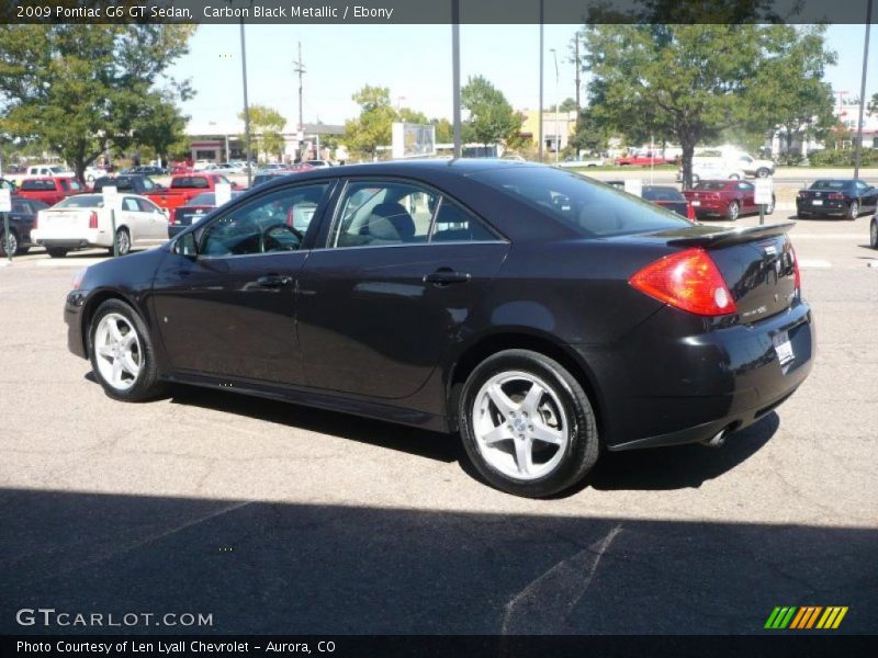 Carbon Black Metallic / Ebony 2009 Pontiac G6 GT Sedan