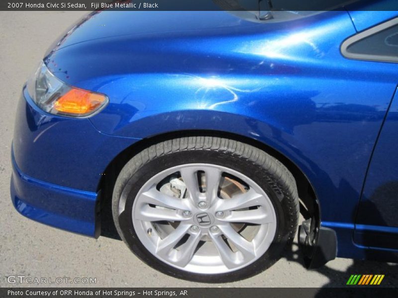 Fiji Blue Metallic / Black 2007 Honda Civic Si Sedan
