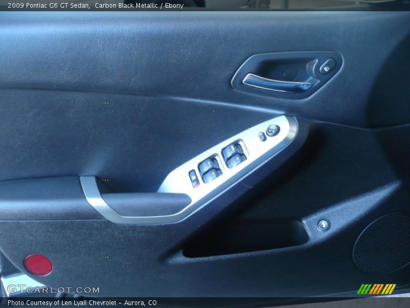 Carbon Black Metallic / Ebony 2009 Pontiac G6 GT Sedan