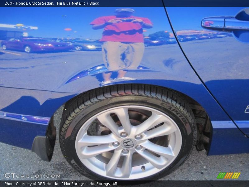 Fiji Blue Metallic / Black 2007 Honda Civic Si Sedan
