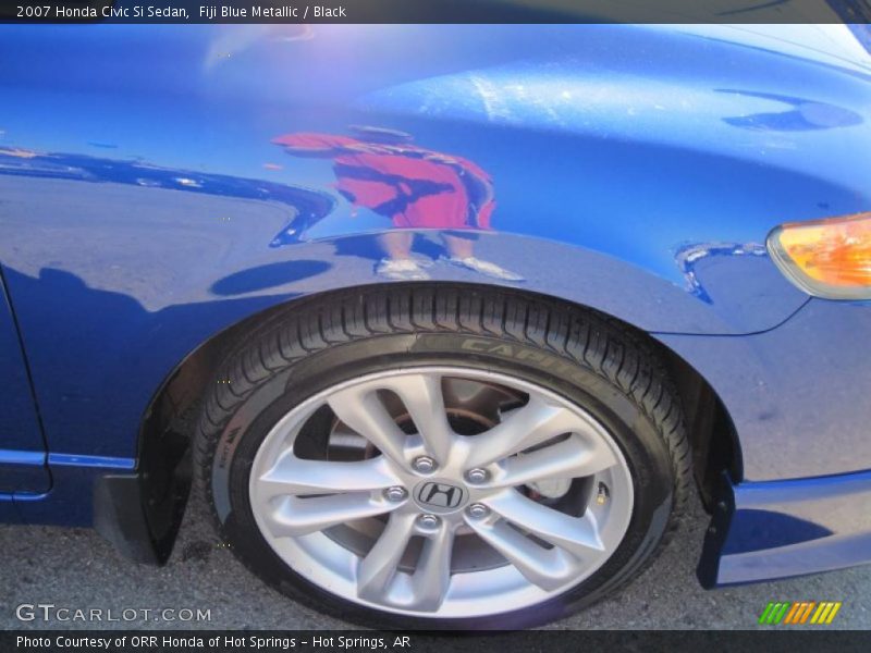 Fiji Blue Metallic / Black 2007 Honda Civic Si Sedan