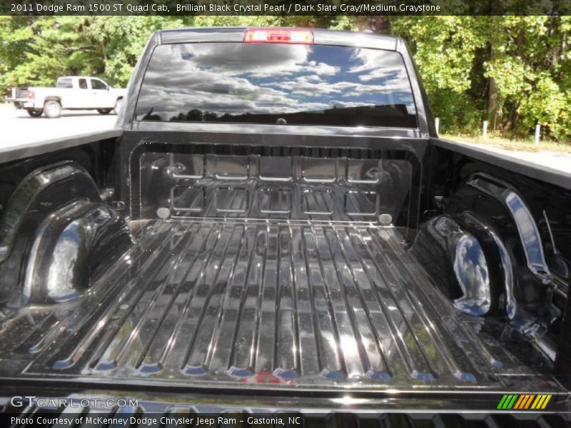 Brilliant Black Crystal Pearl / Dark Slate Gray/Medium Graystone 2011 Dodge Ram 1500 ST Quad Cab