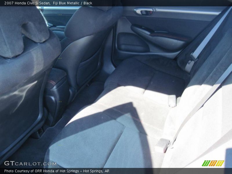 Fiji Blue Metallic / Black 2007 Honda Civic Si Sedan