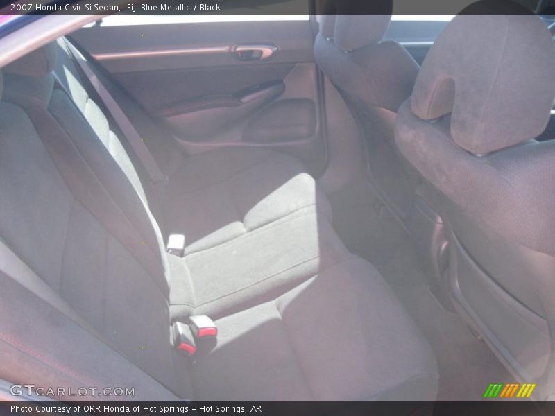 Fiji Blue Metallic / Black 2007 Honda Civic Si Sedan