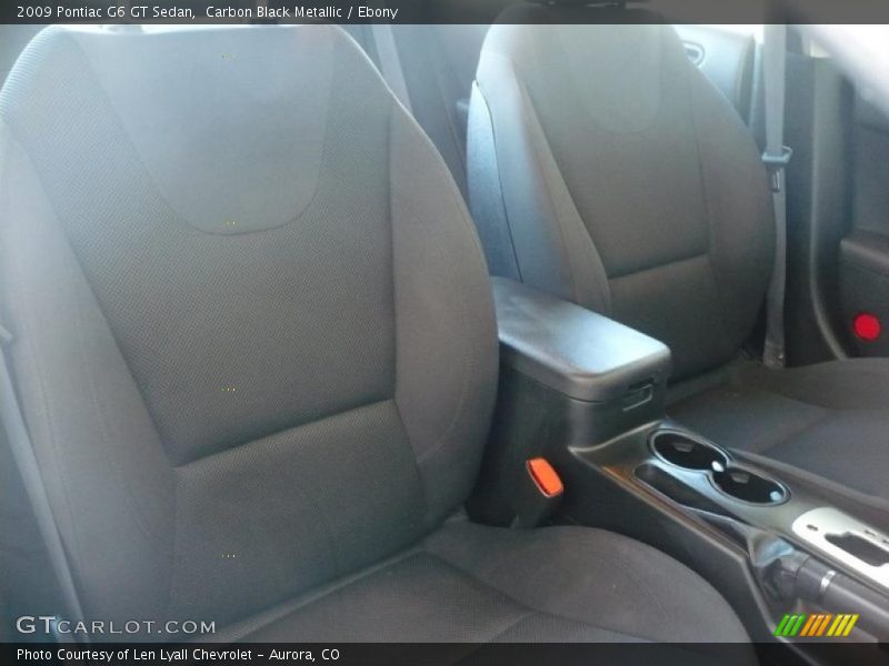Carbon Black Metallic / Ebony 2009 Pontiac G6 GT Sedan