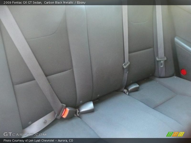 Carbon Black Metallic / Ebony 2009 Pontiac G6 GT Sedan
