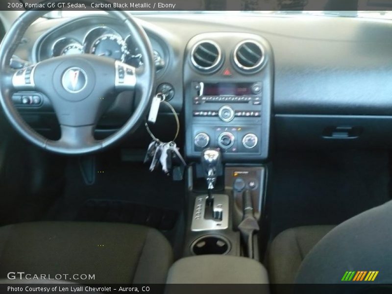 Carbon Black Metallic / Ebony 2009 Pontiac G6 GT Sedan