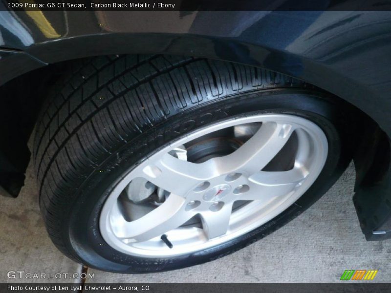 Carbon Black Metallic / Ebony 2009 Pontiac G6 GT Sedan