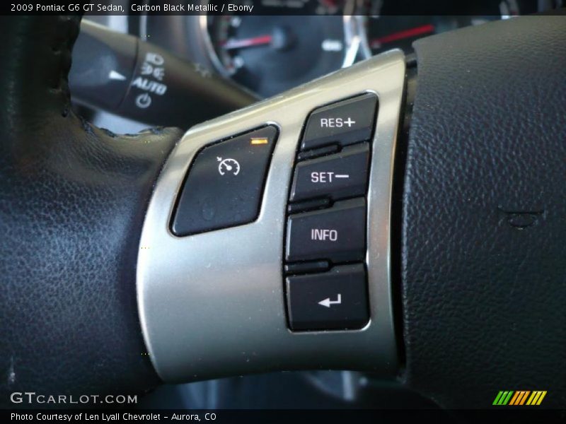 Carbon Black Metallic / Ebony 2009 Pontiac G6 GT Sedan