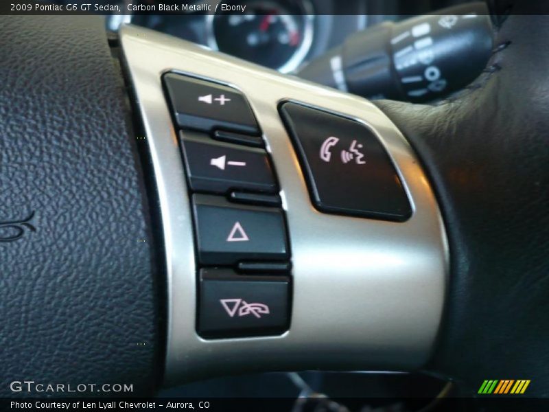 Carbon Black Metallic / Ebony 2009 Pontiac G6 GT Sedan