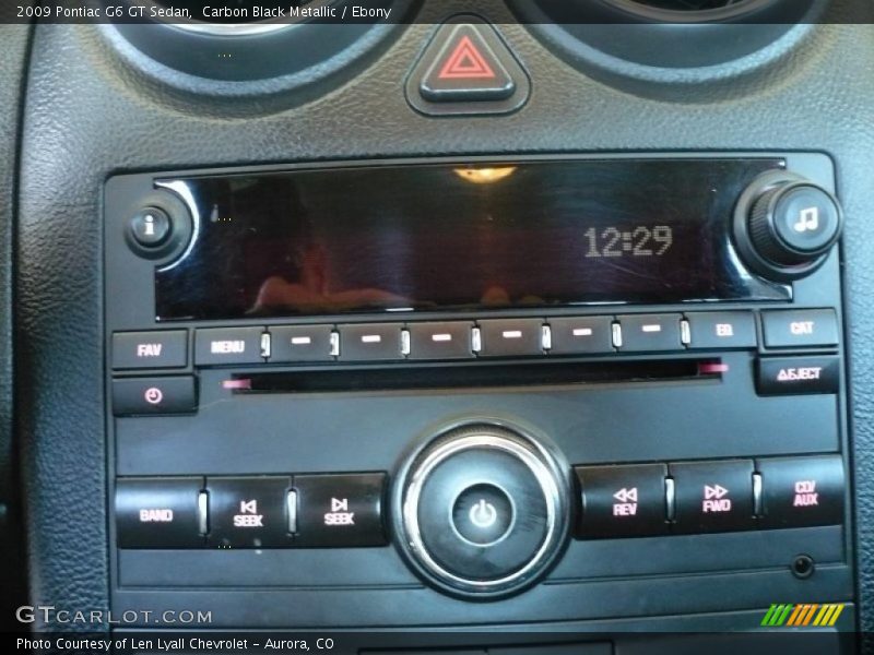 Carbon Black Metallic / Ebony 2009 Pontiac G6 GT Sedan