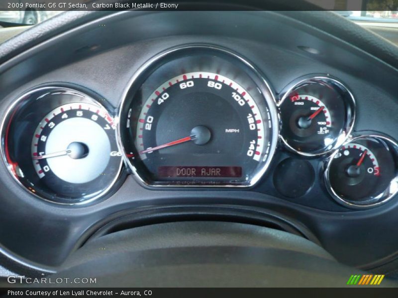 Carbon Black Metallic / Ebony 2009 Pontiac G6 GT Sedan