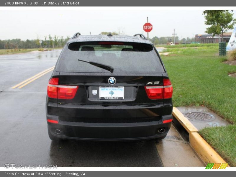 Jet Black / Sand Beige 2008 BMW X5 3.0si
