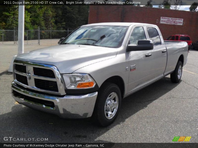 Bright Silver Metallic / Dark Slate/Medium Graystone 2011 Dodge Ram 2500 HD ST Crew Cab