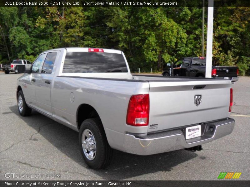 Bright Silver Metallic / Dark Slate/Medium Graystone 2011 Dodge Ram 2500 HD ST Crew Cab
