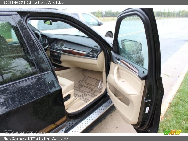 Jet Black / Sand Beige 2008 BMW X5 3.0si
