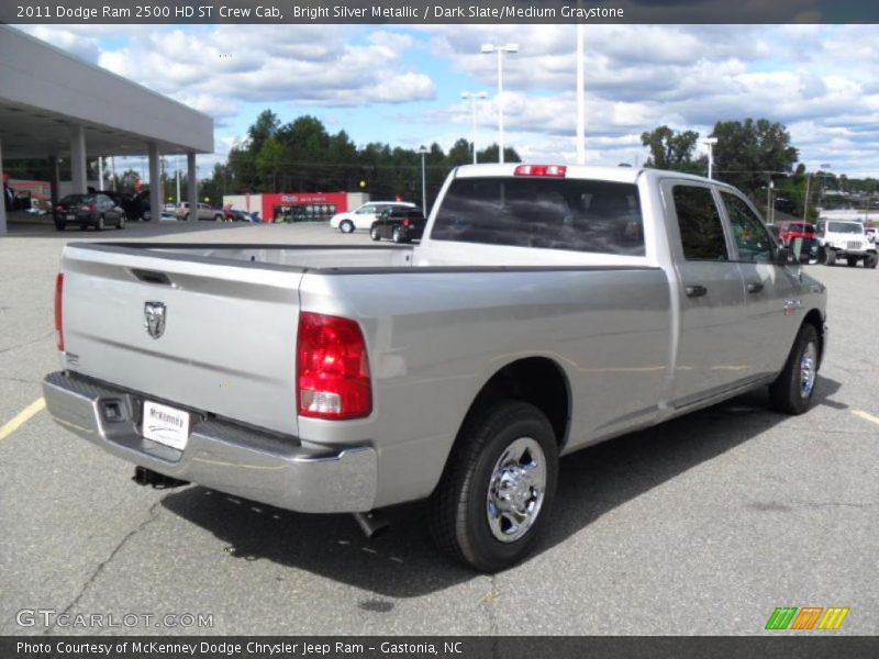 Bright Silver Metallic / Dark Slate/Medium Graystone 2011 Dodge Ram 2500 HD ST Crew Cab