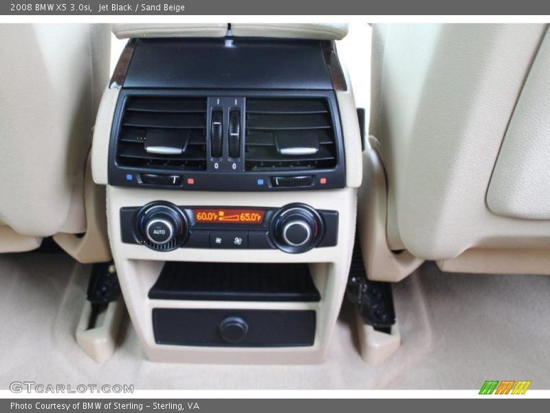 Jet Black / Sand Beige 2008 BMW X5 3.0si