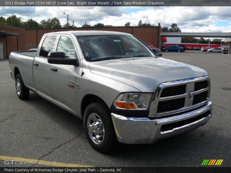 Bright Silver Metallic / Dark Slate/Medium Graystone 2011 Dodge Ram 2500 HD ST Crew Cab