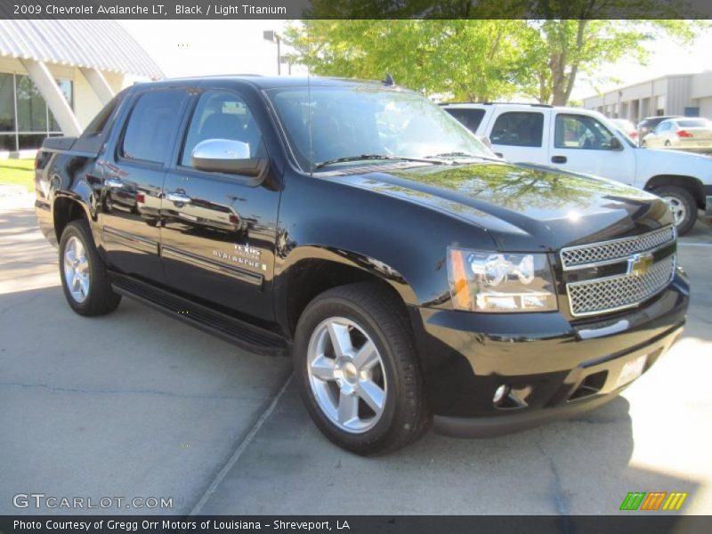 Black / Light Titanium 2009 Chevrolet Avalanche LT