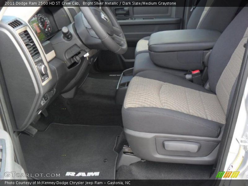 Bright Silver Metallic / Dark Slate/Medium Graystone 2011 Dodge Ram 2500 HD ST Crew Cab
