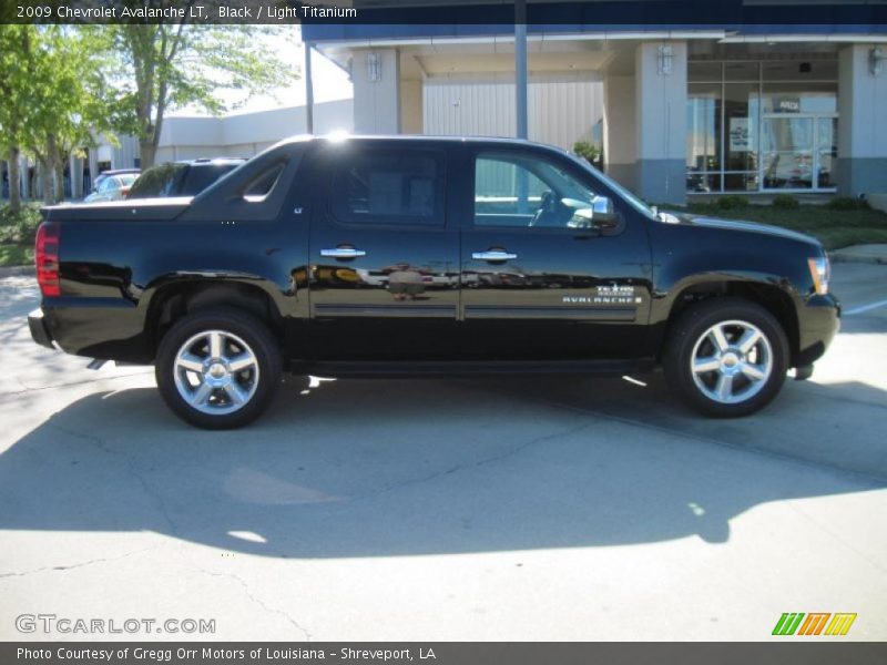 Black / Light Titanium 2009 Chevrolet Avalanche LT