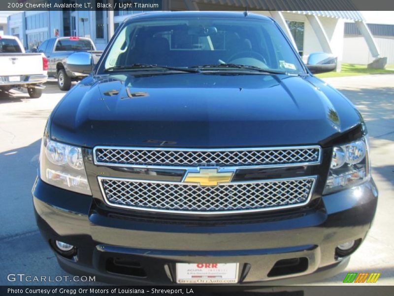 Black / Light Titanium 2009 Chevrolet Avalanche LT