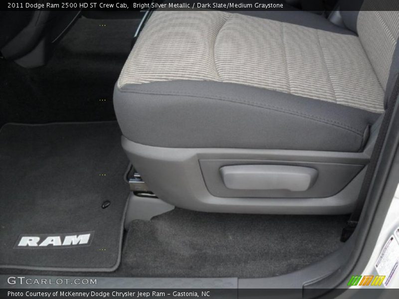 Bright Silver Metallic / Dark Slate/Medium Graystone 2011 Dodge Ram 2500 HD ST Crew Cab