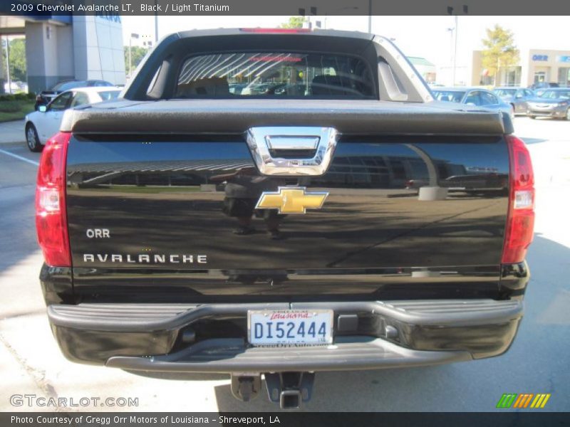 Black / Light Titanium 2009 Chevrolet Avalanche LT