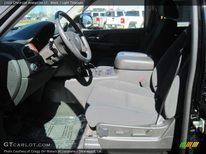 Black / Light Titanium 2009 Chevrolet Avalanche LT