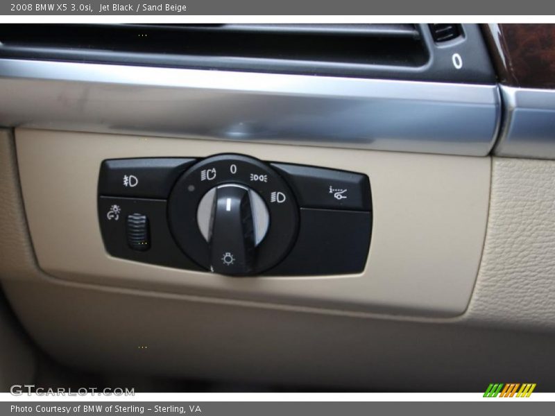 Jet Black / Sand Beige 2008 BMW X5 3.0si