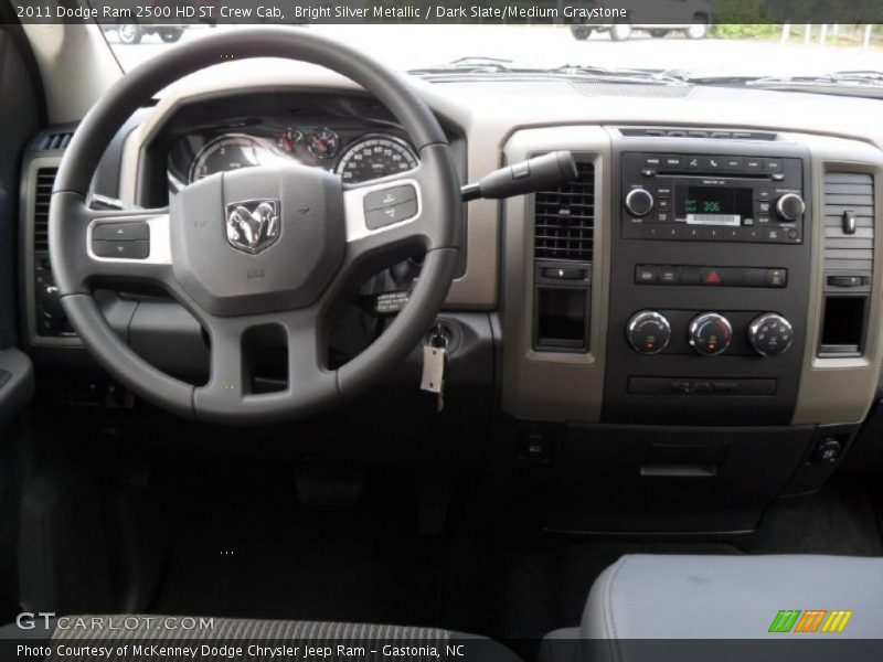 Bright Silver Metallic / Dark Slate/Medium Graystone 2011 Dodge Ram 2500 HD ST Crew Cab