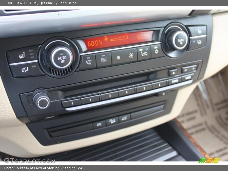 Jet Black / Sand Beige 2008 BMW X5 3.0si